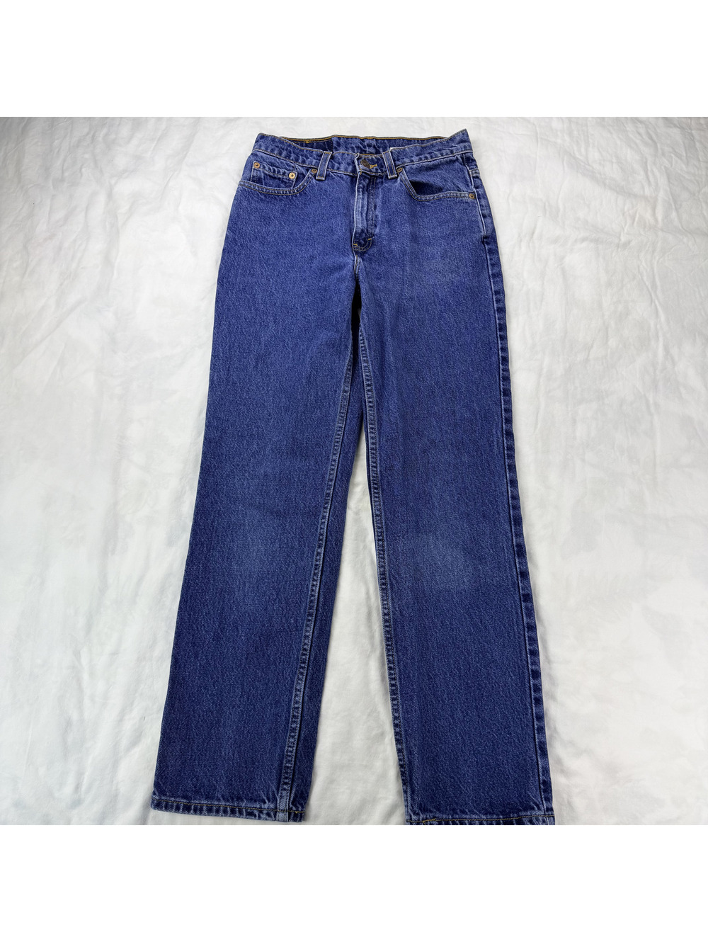 Vintage 90s Levi's 512 Womens Jeans 9 JR M Straight Leg Puerto Rico USA Red Tab